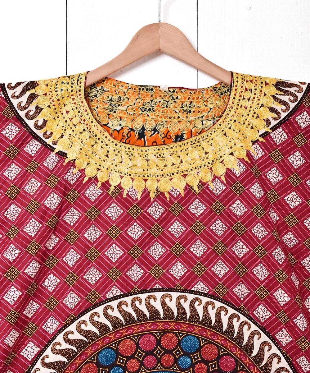 アフリカンバティック 刺繍 チュニック - 古着屋 アフリカンバティック 刺繍 チュニック - 古着屋