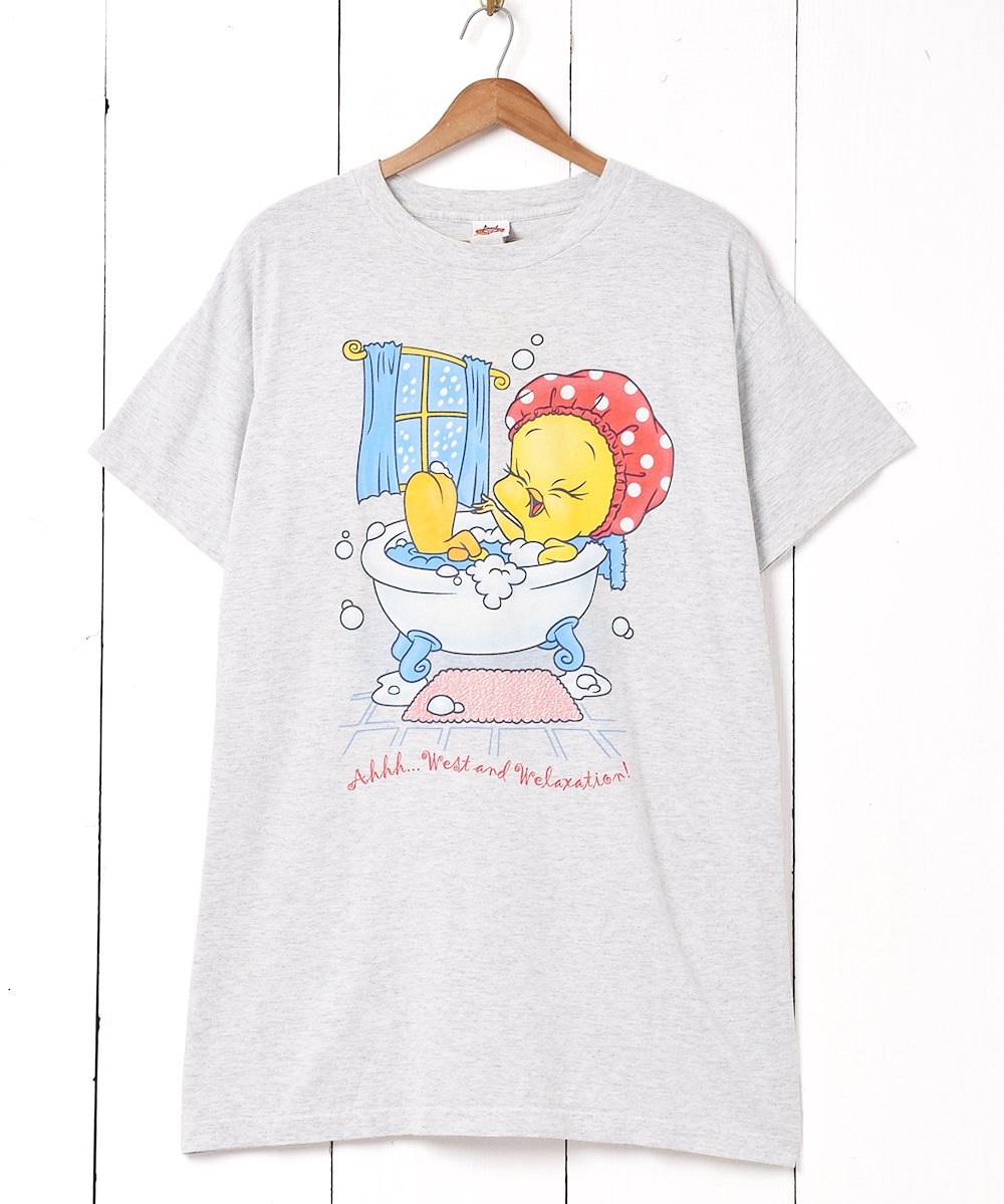 ◯ 90's ヴィンテージ トゥイーティープリントTシャツ