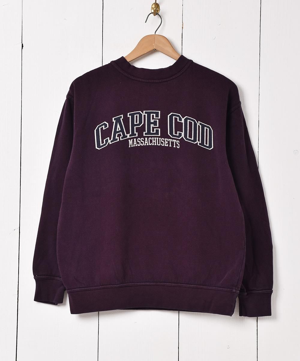 後染め CAPE COD カレッジスウェット - 古着屋グレープフルーツ