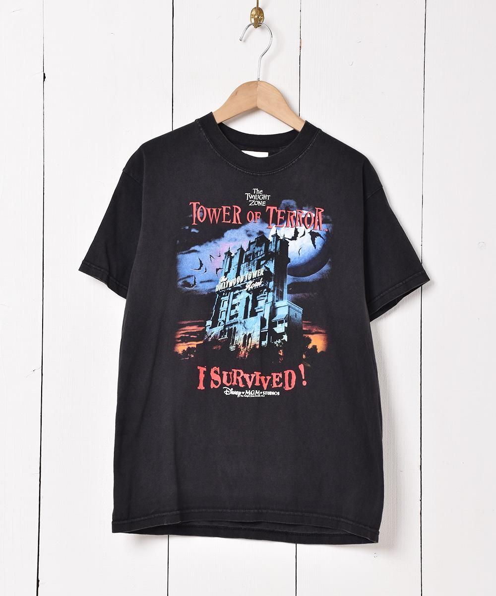 Tower of Terror プリントTシャツ - 古着屋グレープフルーツ ムーン