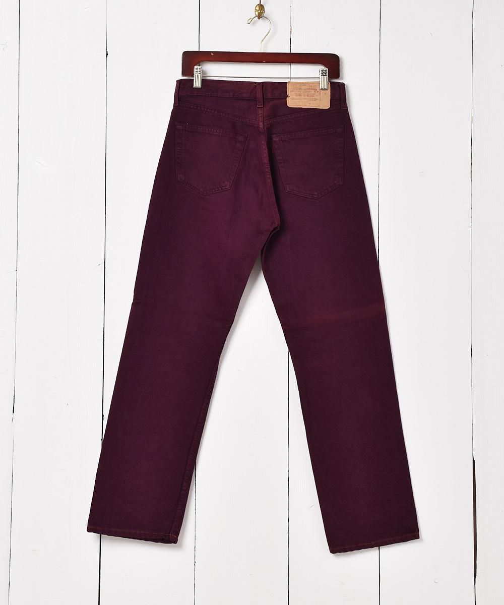 Levi's 501 カラーデニムパンツ W30 - 古着屋グレープフルーツ Levi's 501 カラーデニムパンツ W30 - 古着屋グレープフルーツ
