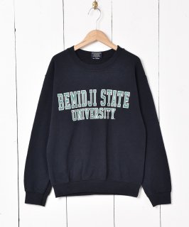 古着Bemidji State University カレッジプリントスウェットシャツ 古着のネット通販 古着屋グレープフルーツムーン