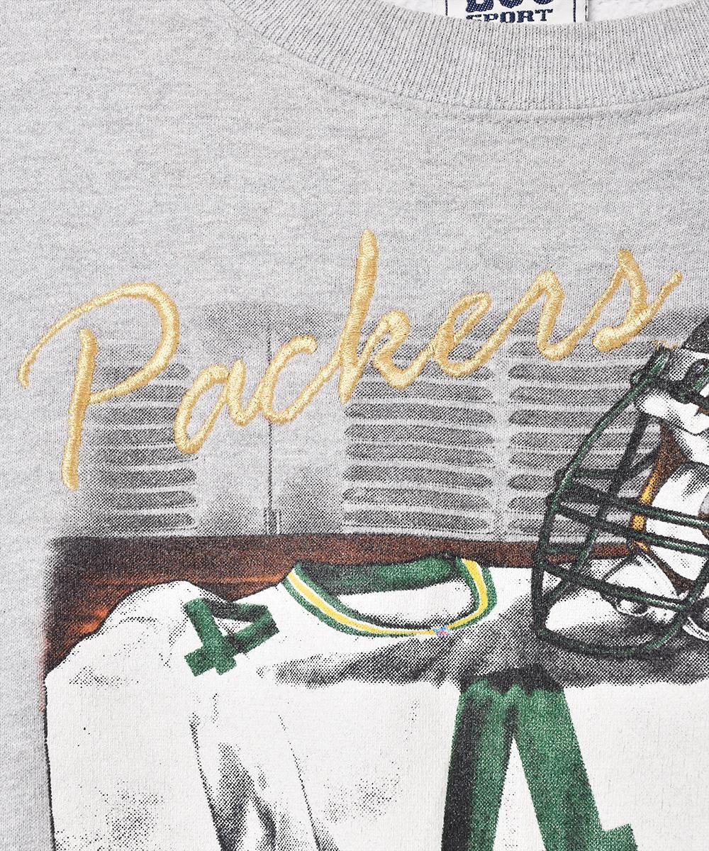 [美品]古着　Green Bay Packers スウェットシャツ Lee アメリカ製 Lee Green Bay Packers プリントスウェットシャツ