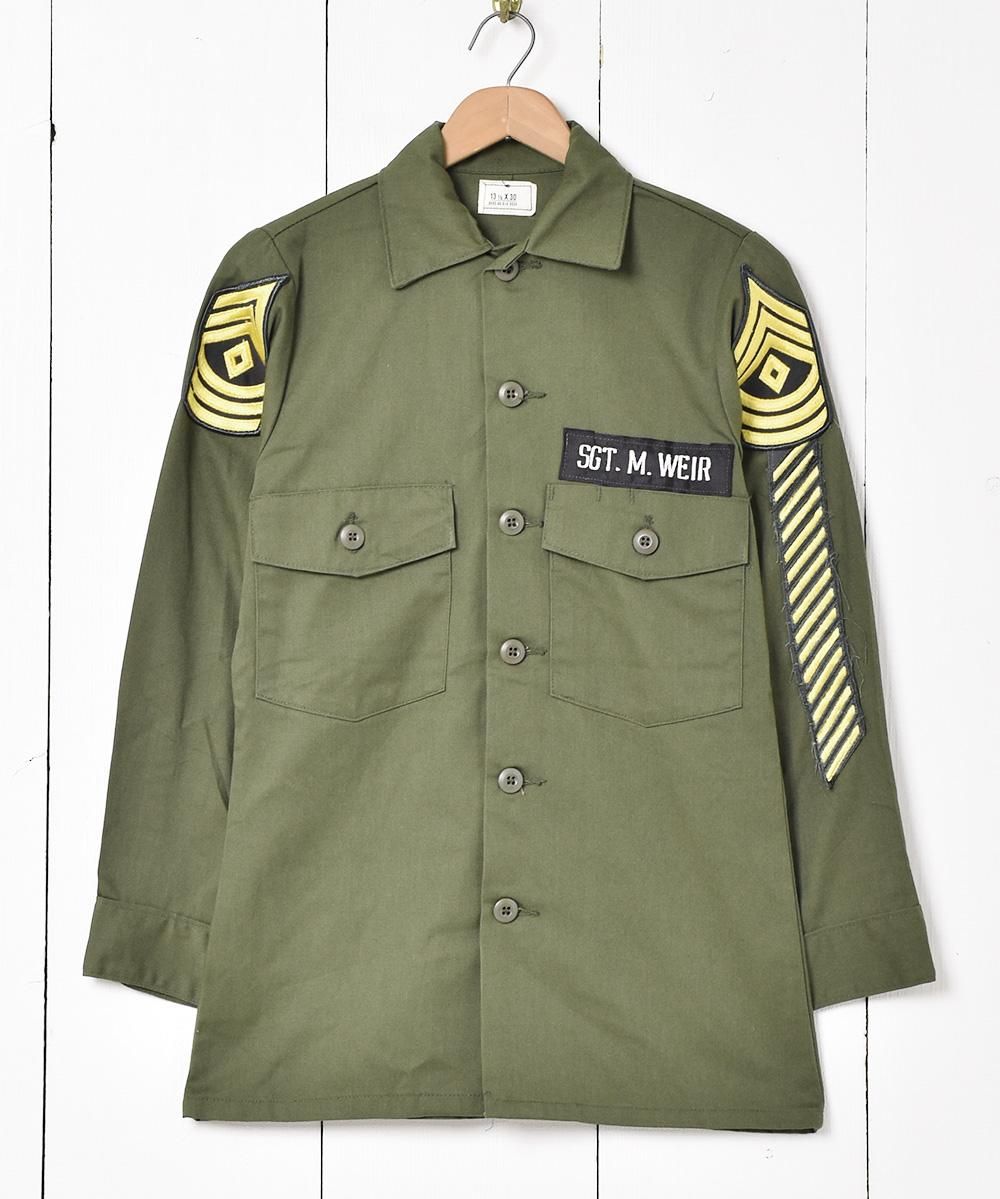 アメリカ軍 ワッペン ユーティリティシャツ - 古着屋 アメリカ軍 ワッペン ユーティリティシャツ - 古着屋