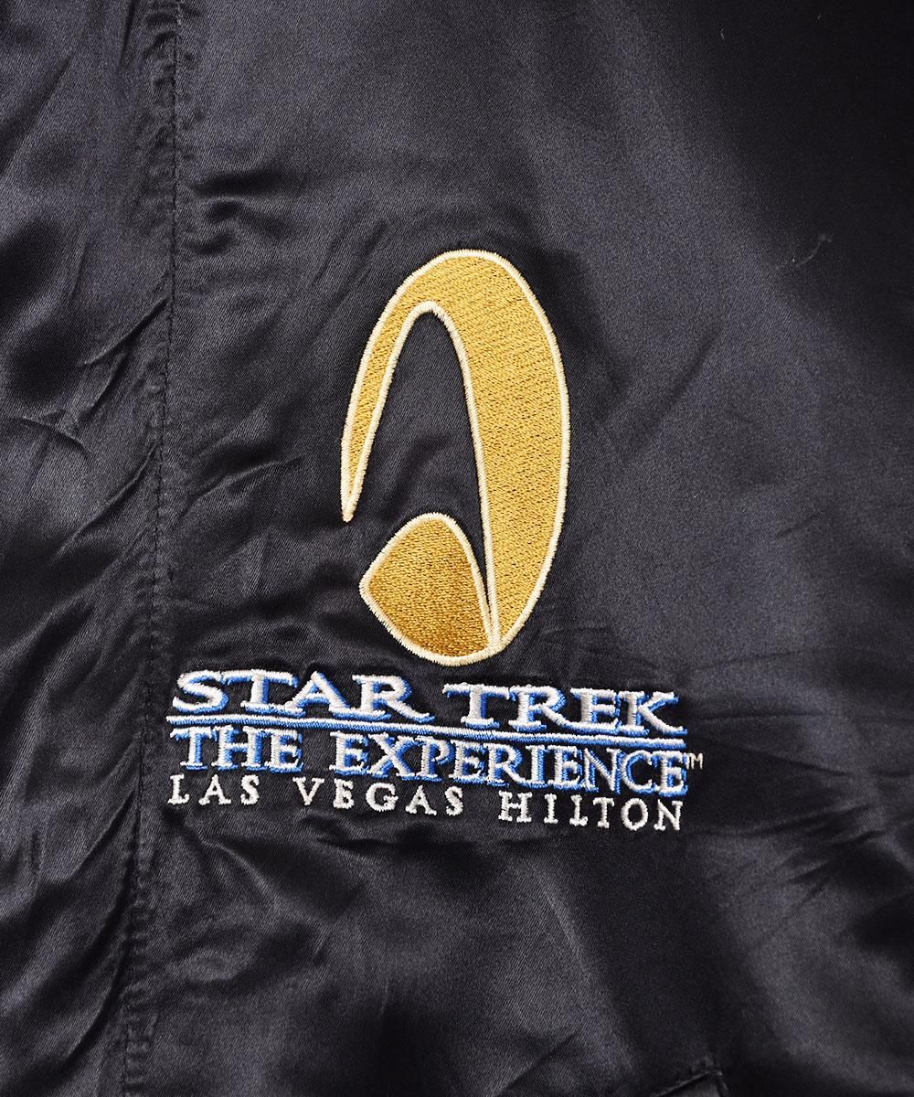 アメリカ製 STAR TREK 刺繍 リバーシブルブルゾン - 古着屋