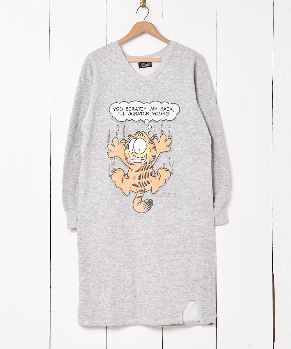 vintage 発泡プリント　スウェットワンピース vintage 発泡プリント スウェットワンピース