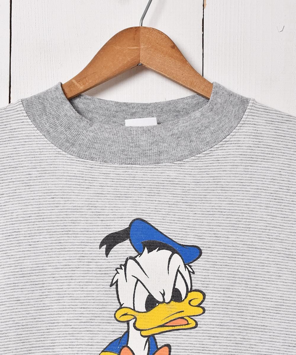 キャラクター プリント グレー スウェットシャツ COTTON PAN / ミッキー スウェット - GRAY グレー