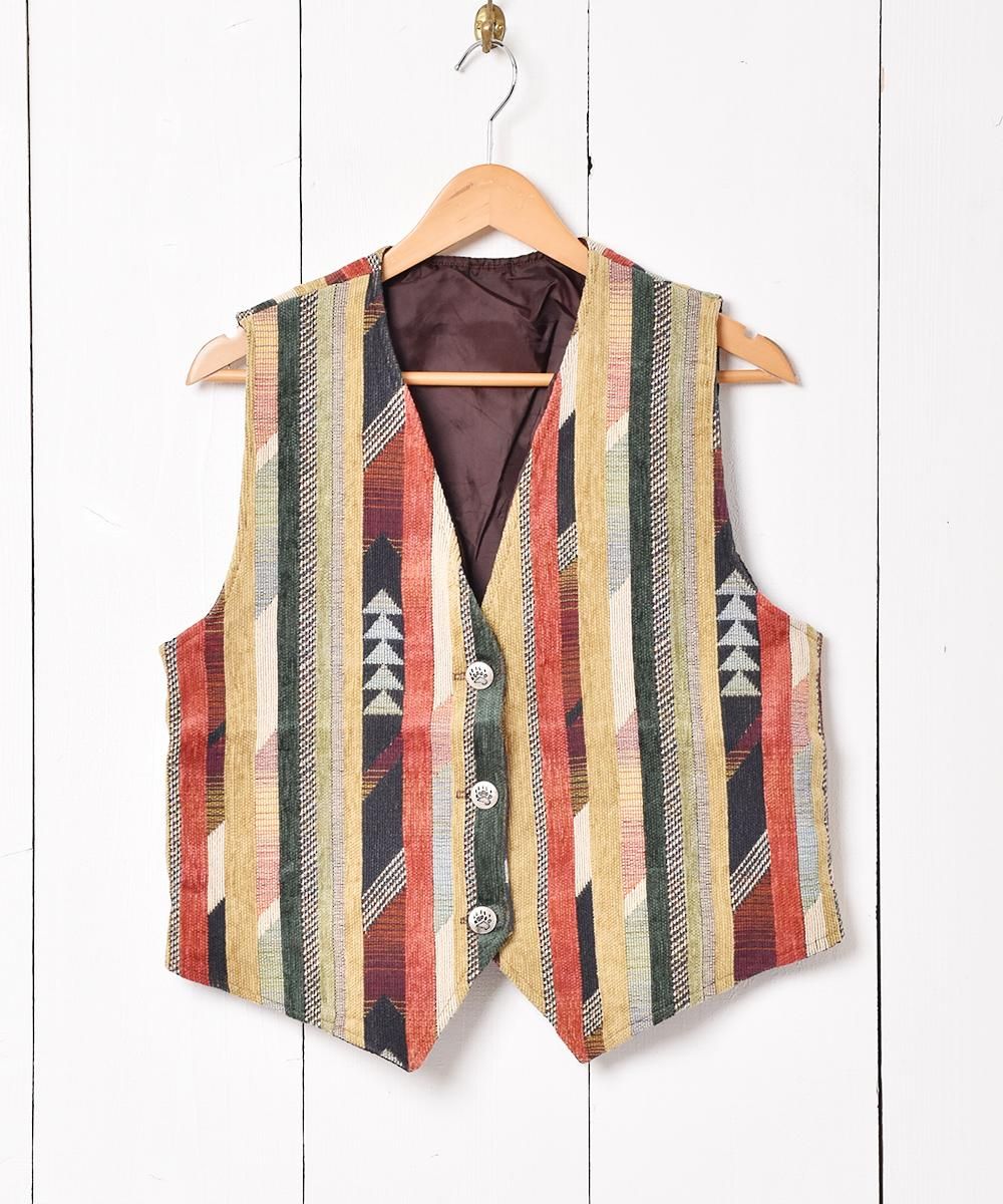 ネイティブライン ベスト - 古着屋グレープフルーツ ムーン