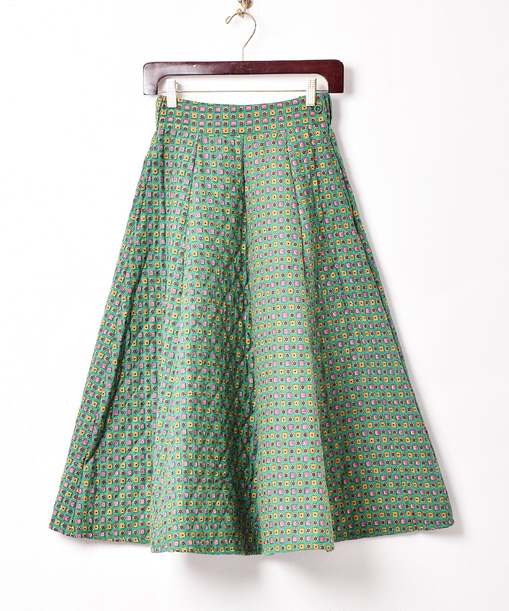 50s サーキュラースカート skirt old vintage ビンテージ-