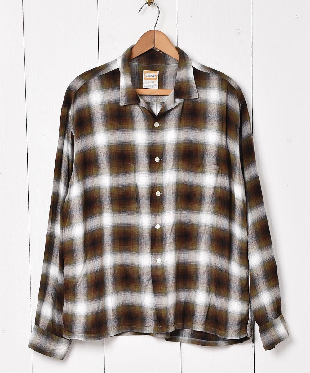 90s vintage オンブレチェック シャドーチェック ネルシャツ 90s vintage オンブレチェック シャドーチェック ネルシャツ