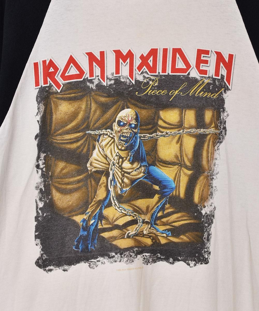IRON MAIDEN ラグランTシャツ - 古着屋グレープフルーツ ムーン IRON MAIDEN ラグランTシャツ - 古着屋グレープフルーツ ムーン