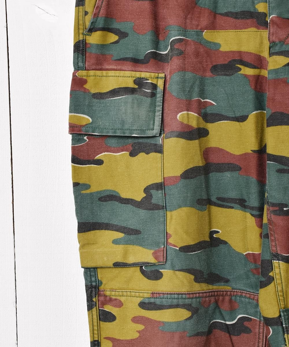 ベルギー軍 ジグソーカモ カーゴパンツ W32 - 古着屋 ベルギー軍 ジグソーカモ カーゴパンツ W32 - 古着屋