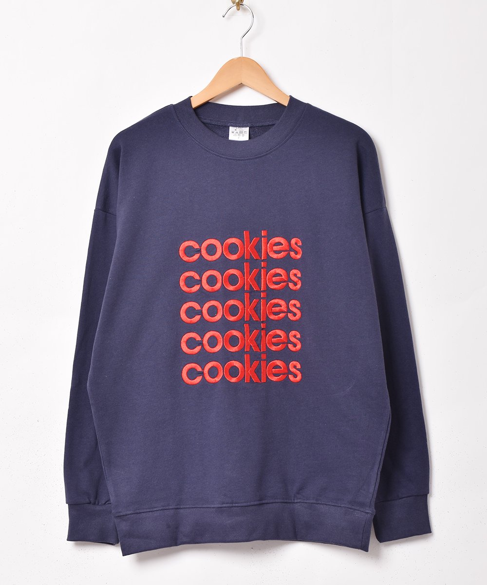 刺繍 スウェットシャツ【Cookies】 - 古着のネット通販サイト 古着屋 