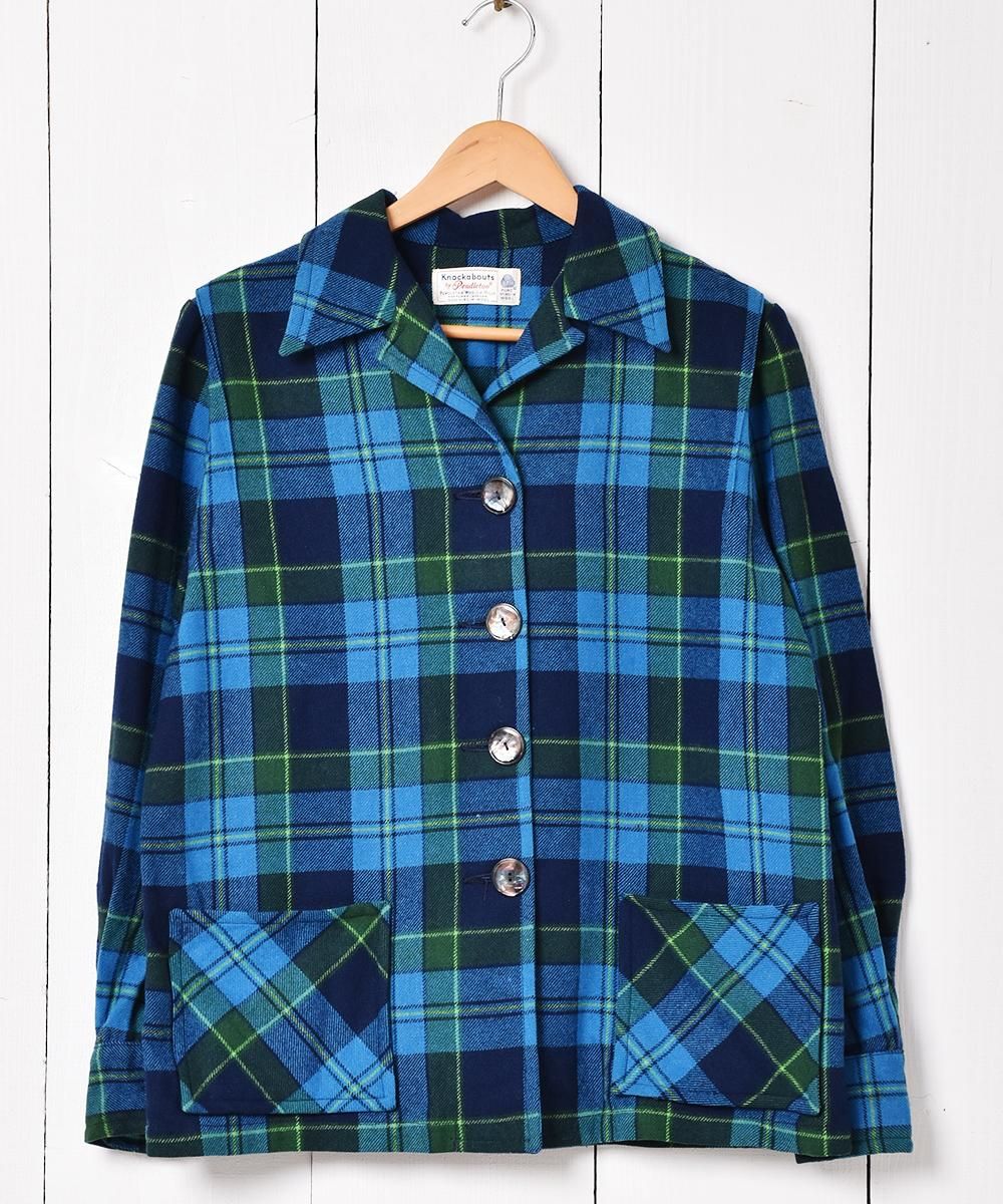  60's PENDLETON å ץ󥫥顼㥱å  ͥå  岰졼ץե롼 ࡼ