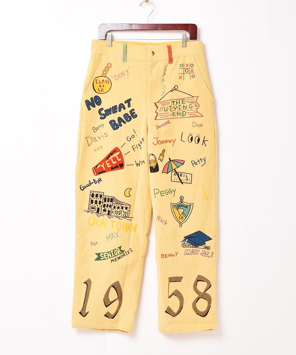 16,100円【vintage】memorial corduroy pant