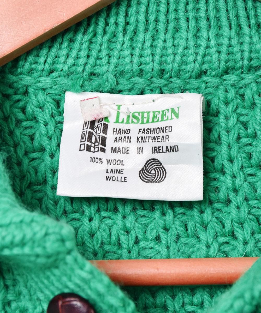 アイルランド製 襟付き アランセーター - 古着屋 アイルランド製 襟付き アランセーター - 古着屋