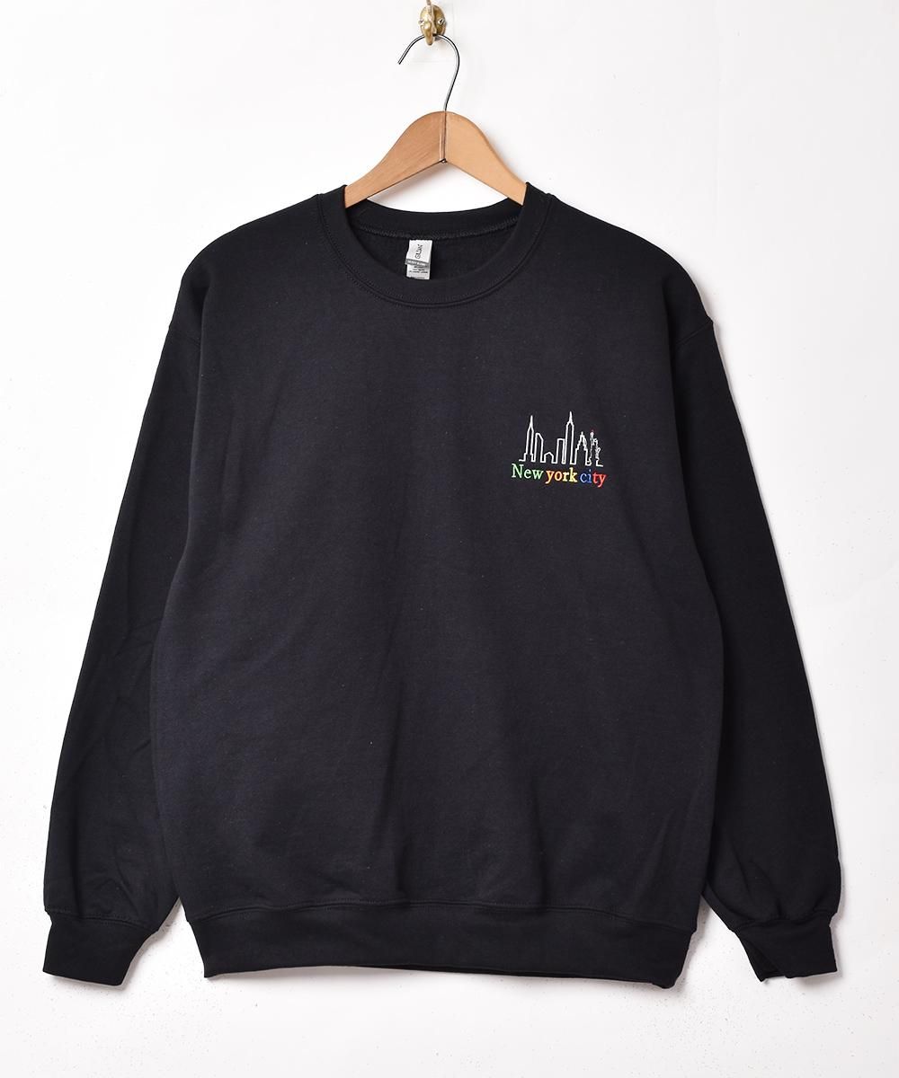 2色展開】ワンポイントスウェットシャツ【New York City