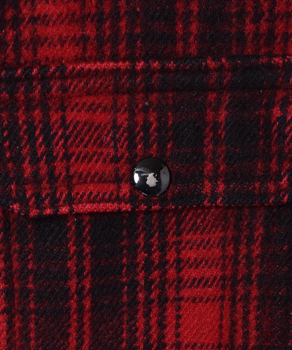 WoolRich チェック ウールジャケット - 古着屋グレープフルーツ ムーン