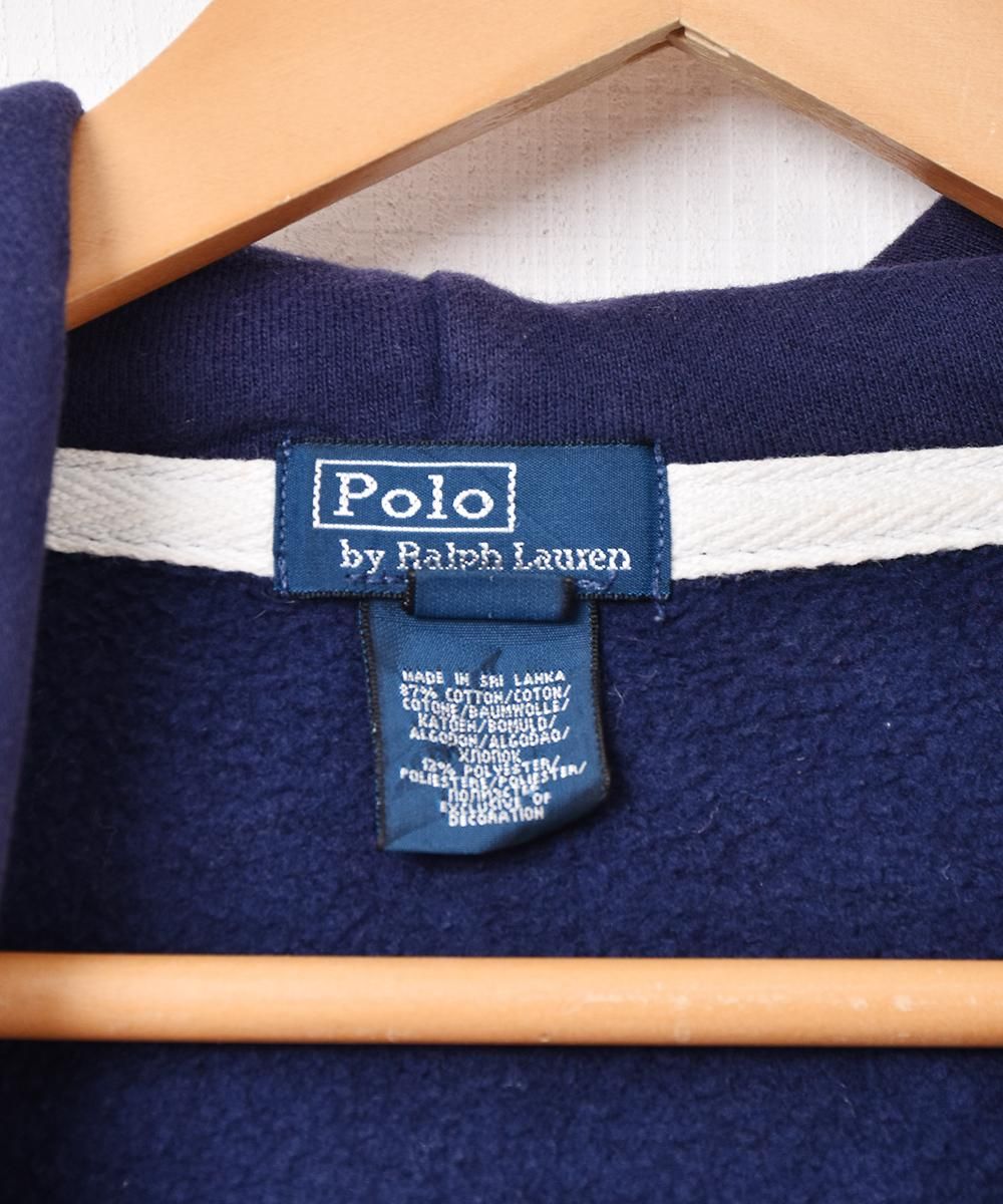Ralph Lauren 刺繍 スウェットパーカー - 古着屋