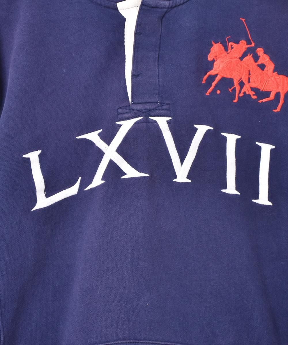 Ralph Lauren 刺繍 スウェットパーカー - 古着屋