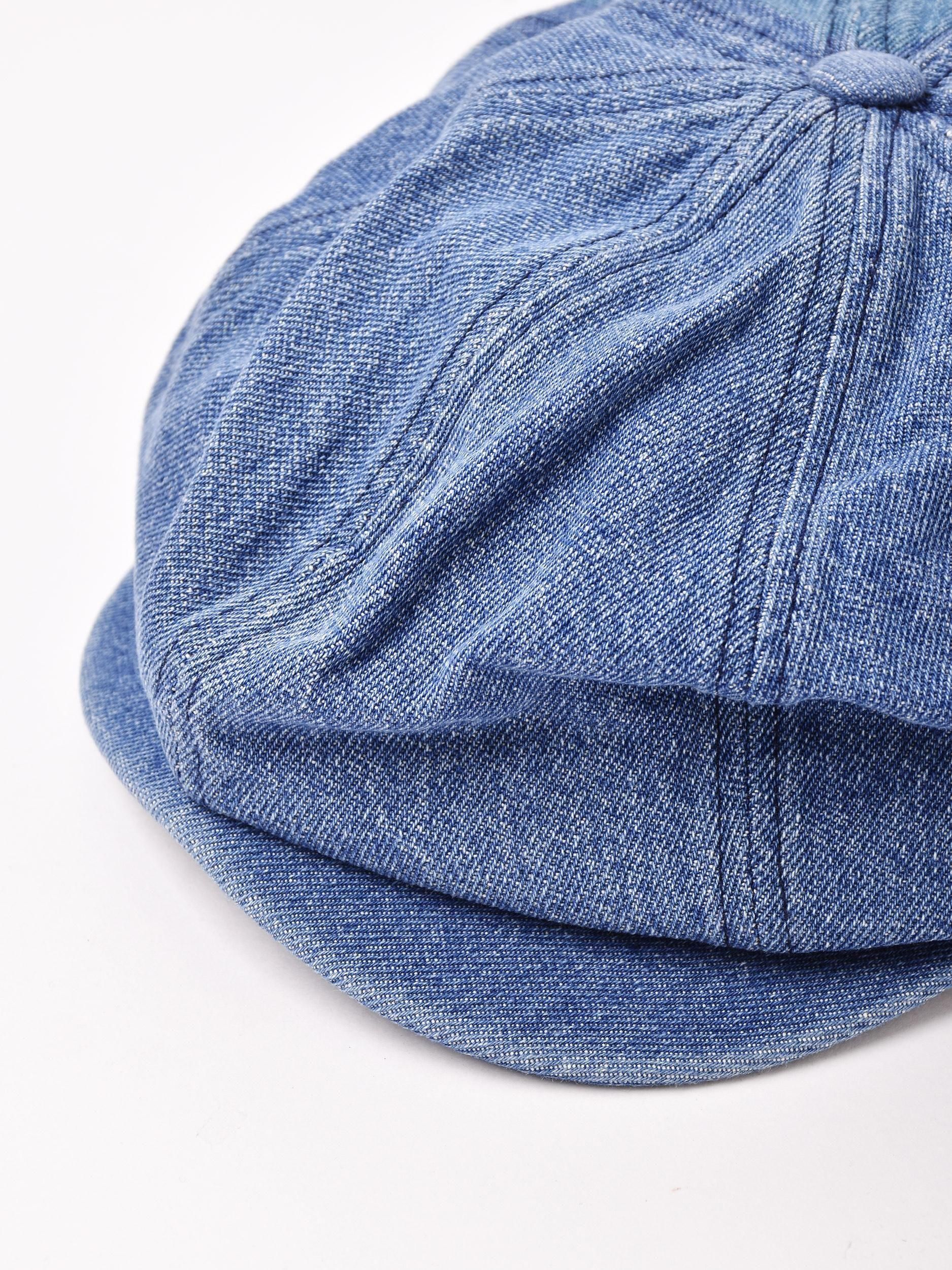 3色展開】キャンバス キャスケット ブルー - 古着屋グレープフルーツ