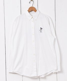 古着Disney 長袖 刺繍シャツ 古着のネット通販 古着屋グレープフルーツ ムーン