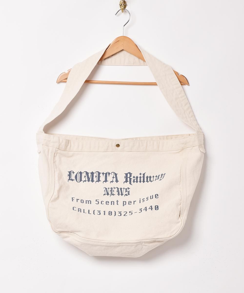 ニュースペーパーバッグ【LOMITA RAILWAY NEWS】 - 古着屋 ニュースペーパーバッグ【LOMITA RAILWAY NEWS】 - 古着屋