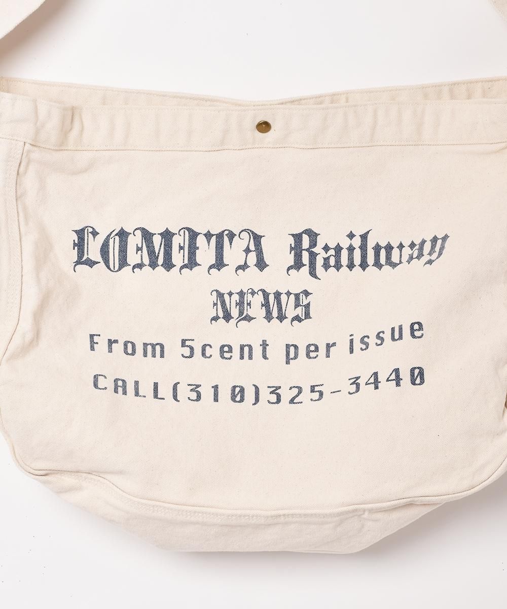 ニュースペーパーバッグ【LOMITA RAILWAY NEWS】 - 古着屋 ニュースペーパーバッグ【LOMITA RAILWAY NEWS】 - 古着屋