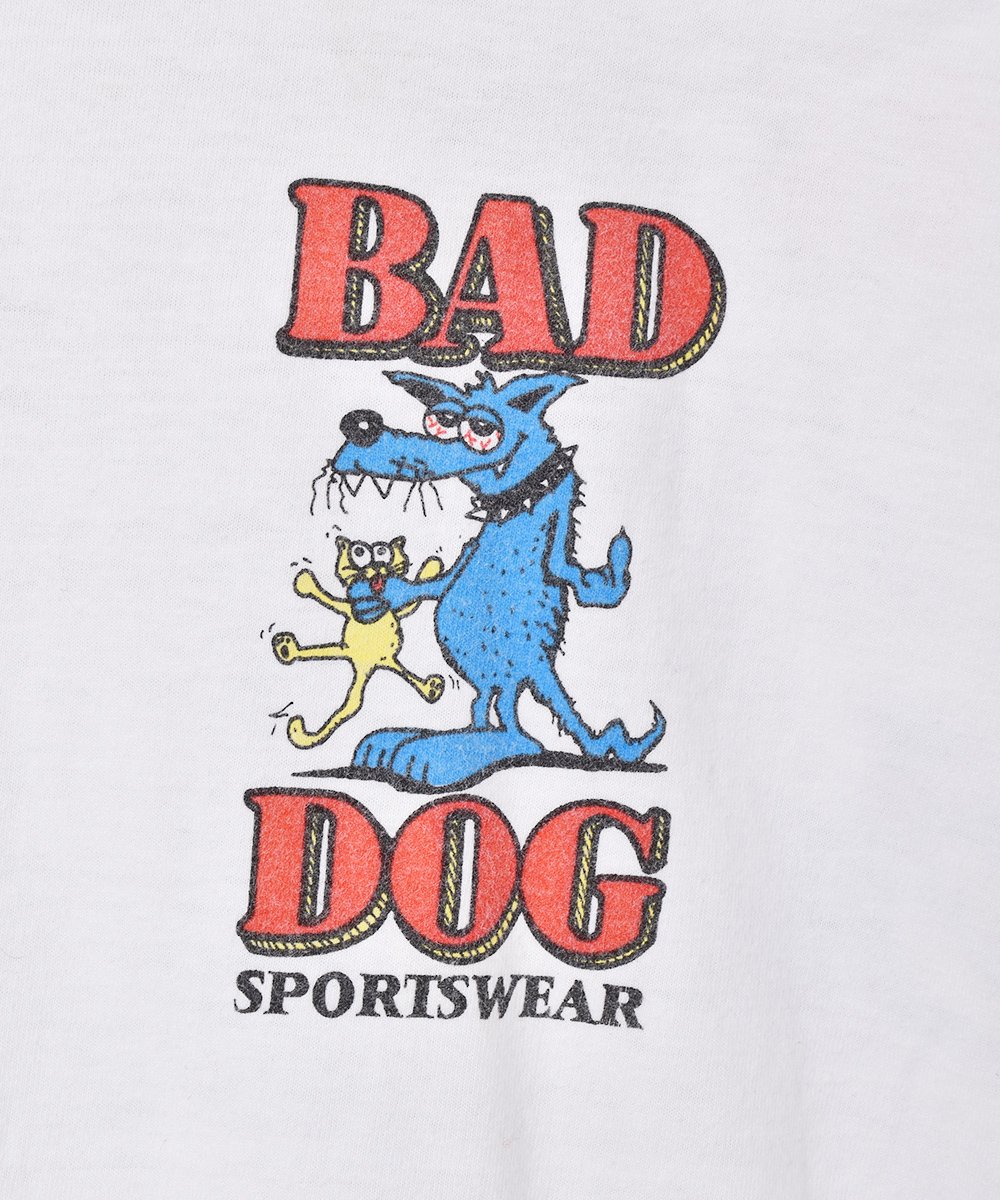 90's「BAD DOG SPORTSWEAR」プリントTシャツ - 古着のネット通販サイト 