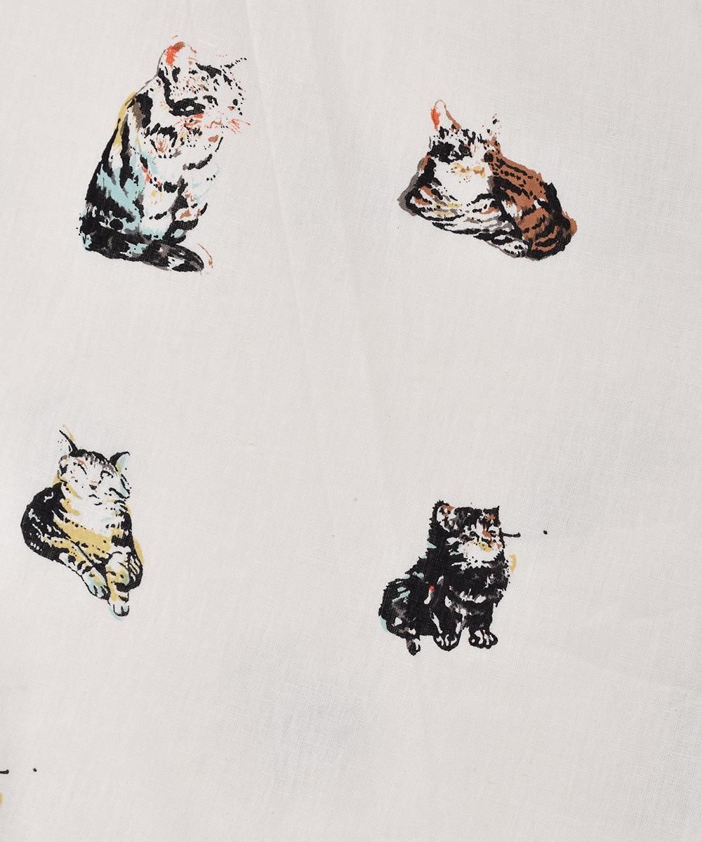 Emerald Motel」ネコ柄 スカート - 古着屋グレープフルーツ ムーン