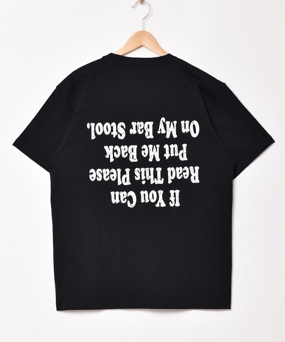 2色展開】両面プリント Tシャツ 「4eyes Man」 ホワイト - 古着 2色展開】両面プリント Tシャツ 「4eyes Man」 ホワイト - 古着
