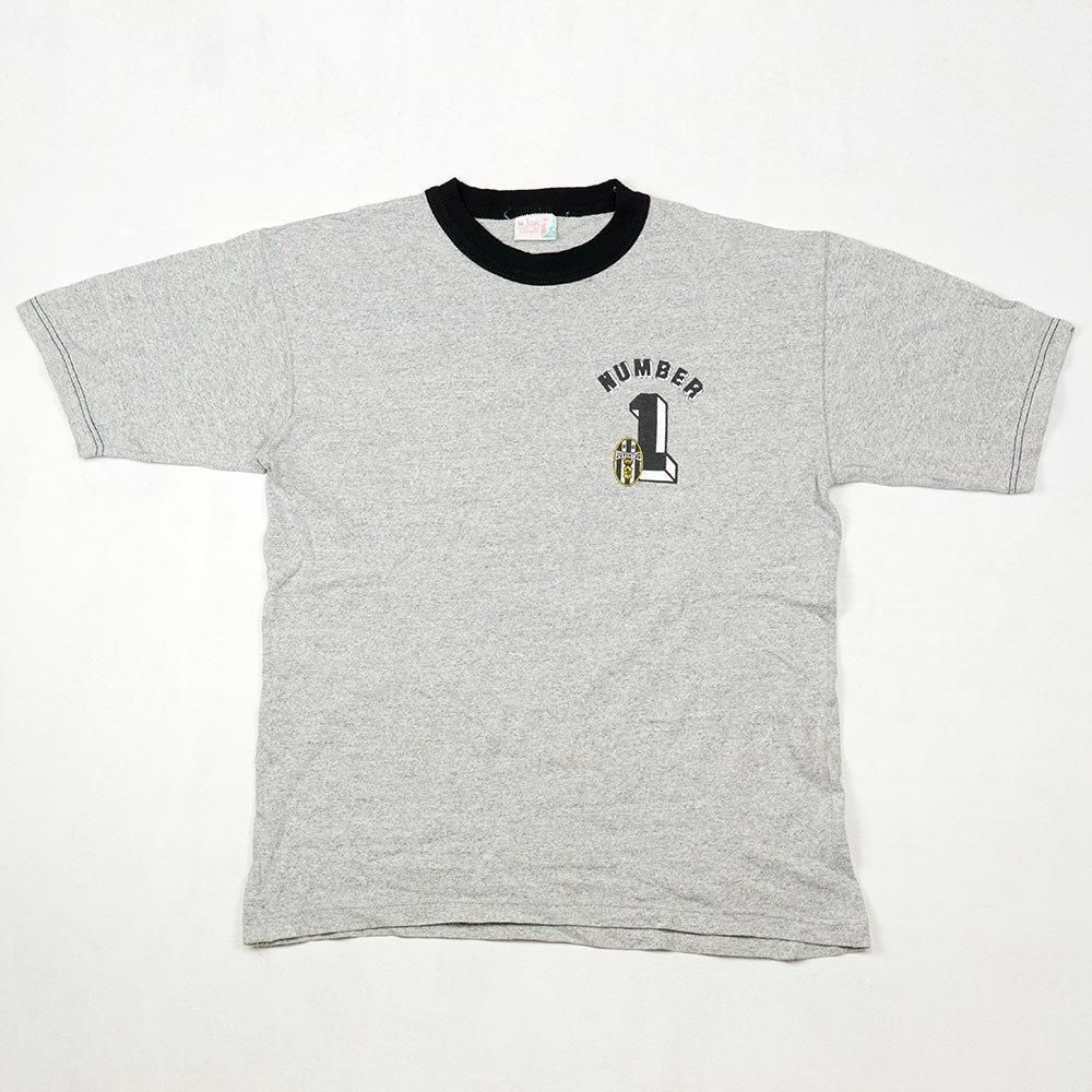 90's ユベントス Tシャツ グレー R1 - 古着屋グレープフルーツ