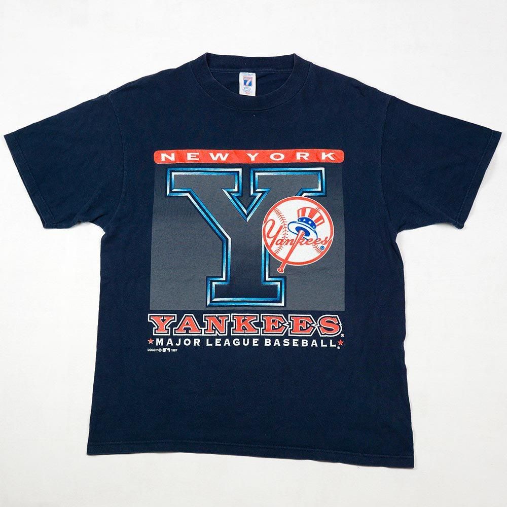 LOGO7 NYヤンキース Tシャツ R1 - 古着屋グレープフルーツ