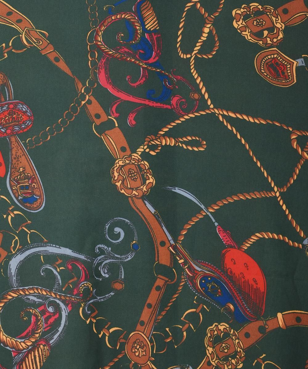 HERMÈS チェーンパターン Tシャツ GU公式 | スカーフ(チェーン