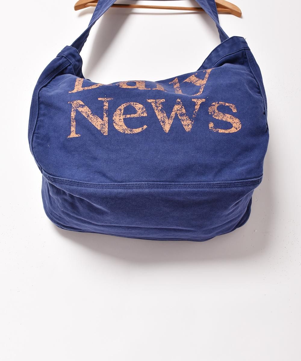 2色展開】後染め ニュースペーパーバッグ 【Daily News 2色展開】後染め ニュースペーパーバッグ 【Daily News