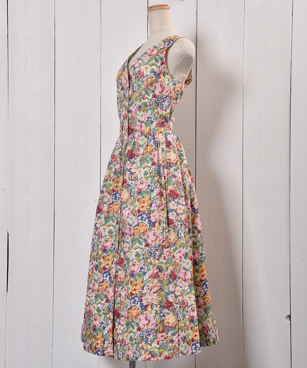 <img class='new_mark_img1' src='https://img.shop-pro.jp/img/new/icons14.gif' style='border:none;display:inline;margin:0px;padding:0px;width:auto;' />Flower Pattern Front Button Dress | ɥ쥹R1ͥ