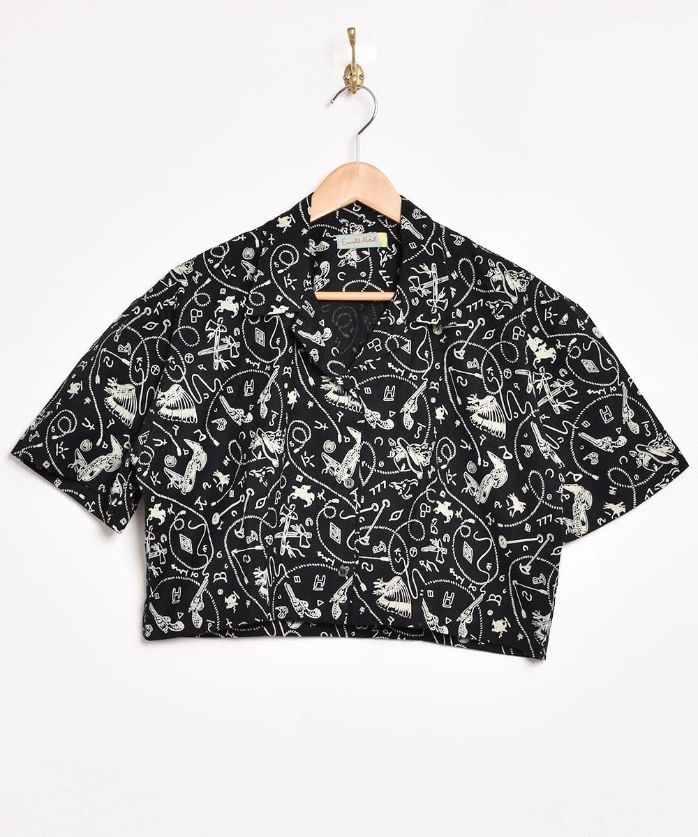 新品！ドラッグストアーズ モフマヌル総柄シャツＦ黒 新品！ドラッグストアーズ モフマヌル総柄シャツF黒 - メルカリ