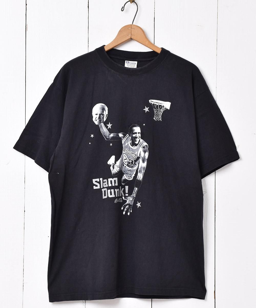 ユニークデザイン 両面 プリントTシャツ - 古着屋