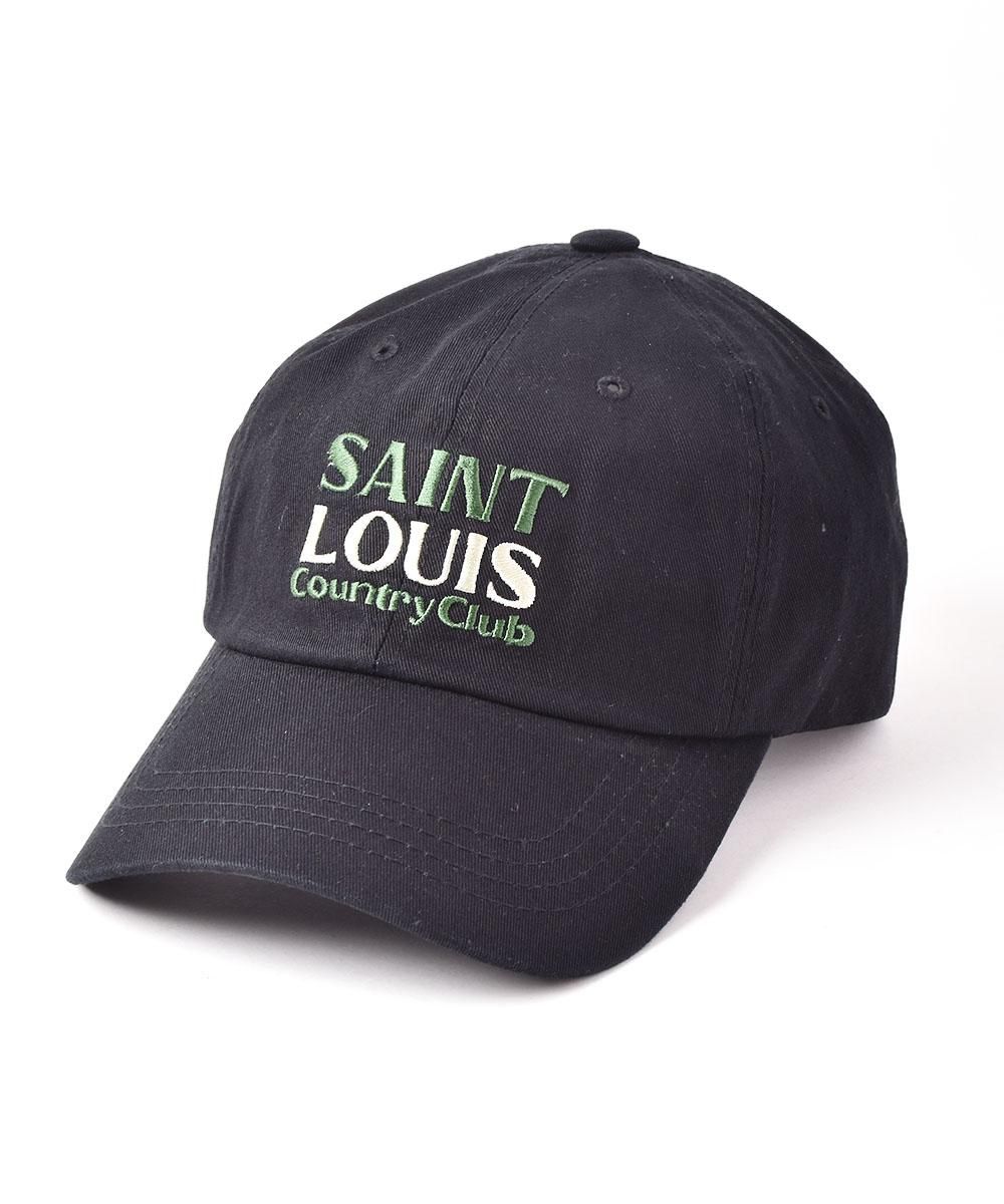 2色展開】刺繍入り コットンキャップ「SAINT LOUIS CountryClub