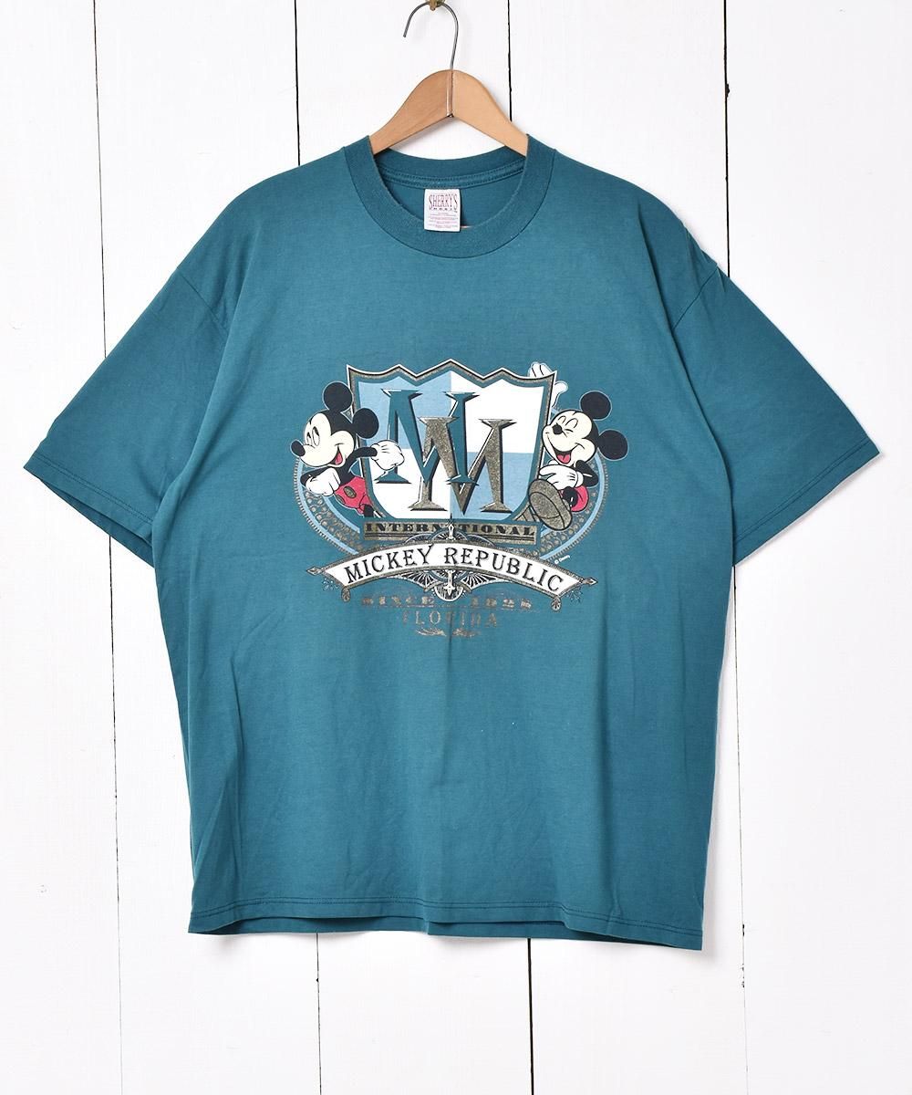 アメリカ製 ミッキーマウス プリントTシャツ - 古着屋