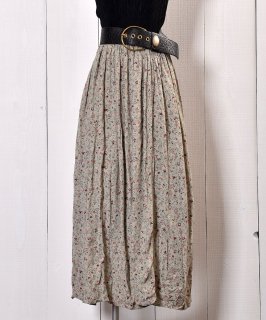 <img class='new_mark_img1' src='https://img.shop-pro.jp/img/new/icons14.gif' style='border:none;display:inline;margin:0px;padding:0px;width:auto;' />Flower Multi Pattern Rayon Skirt 졼  ߥȷR1 Υͥå 岰졼ץե롼 ࡼ