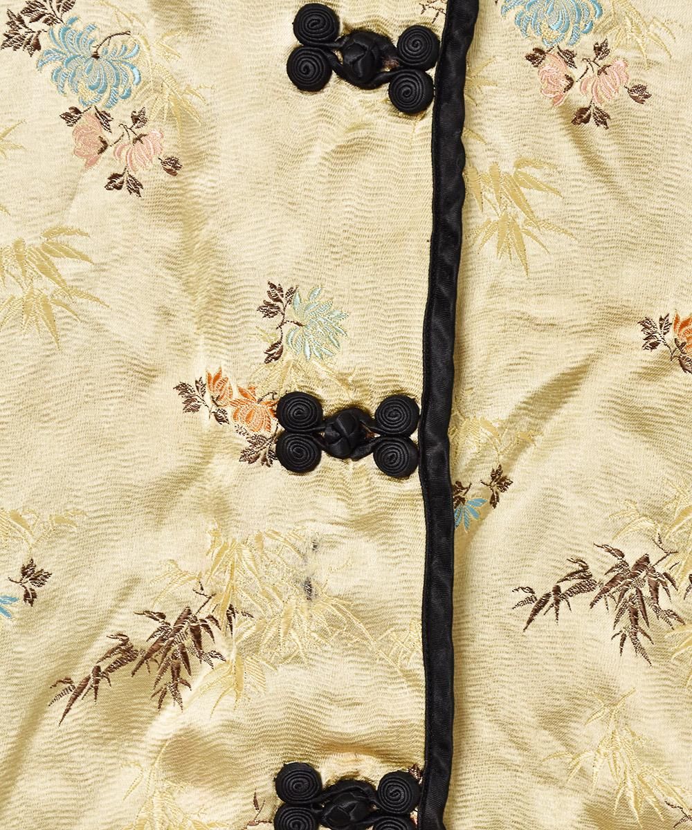 Made in China 刺繍 半袖 チャイナシャツ - 古着屋