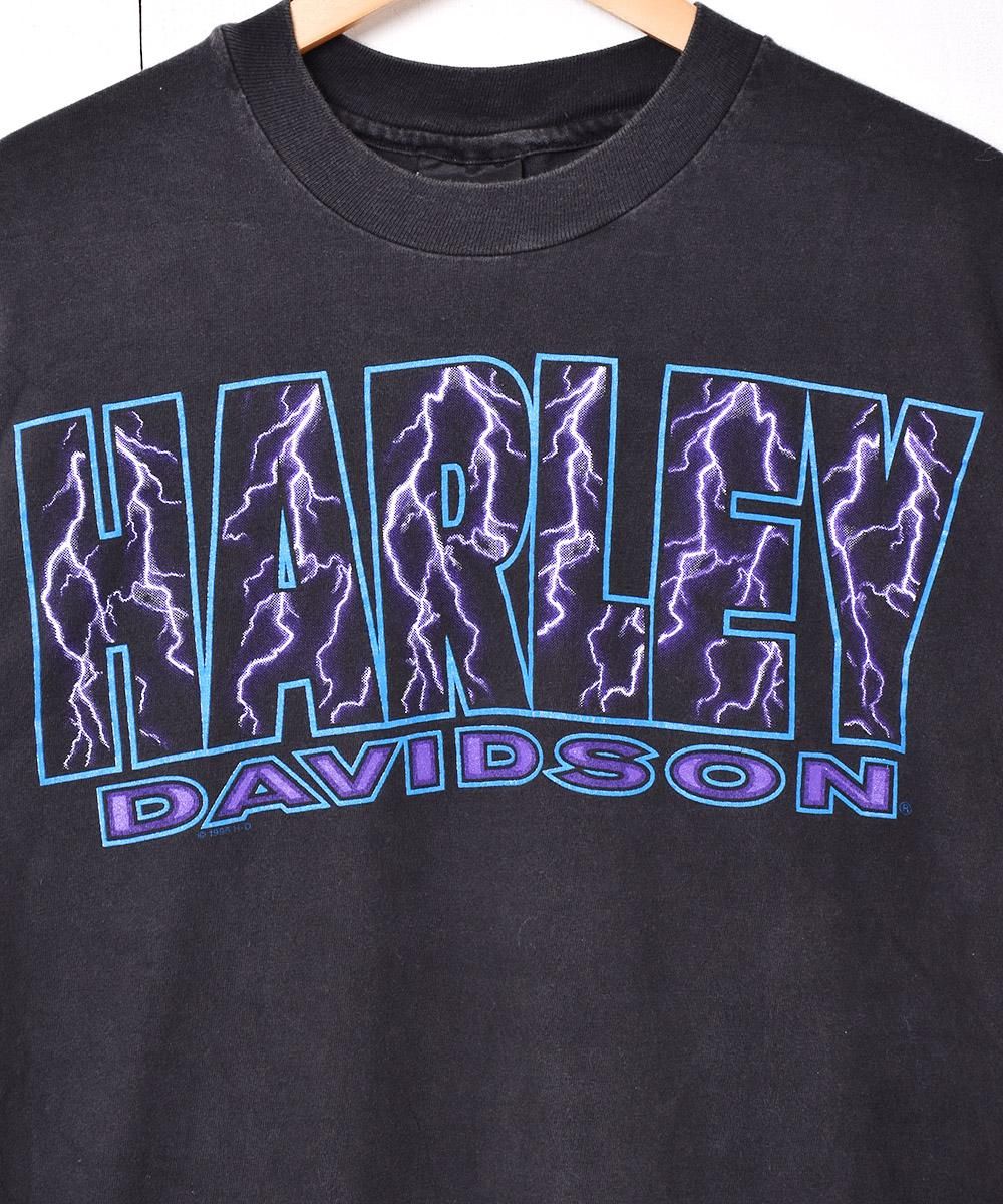 90's アメリカ製 Harley Davidson 両面プリント Tシャツ - 古着