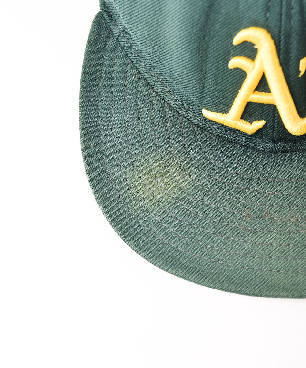 00s アメリカ製 NEW ERA Oakland Athletics ベースボールキャップ 