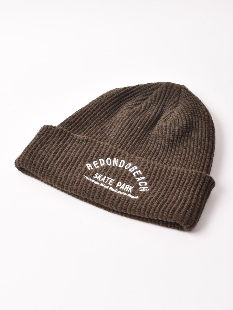 2色展開】刺繍入り ニットキャップ「REDONDOBRACH SKATE PARK