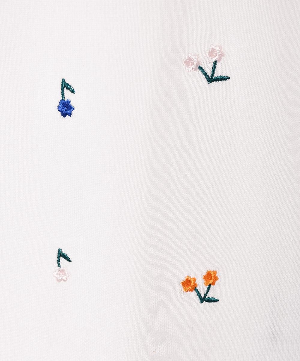2色展開】「Meridian」花刺繍 サマーニット ポロセーター 2色展開】「Meridian」花刺繍 サマーニット ポロセーター
