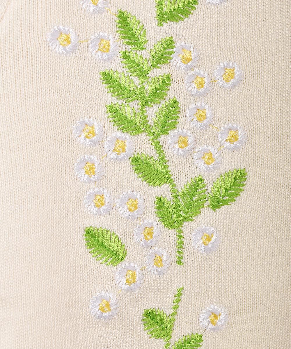 Meridian」花刺繍 サマーカーディガン - 古着屋グレープフルーツ Meridian」花刺繍 サマーカーディガン - 古着屋グレープフルーツ