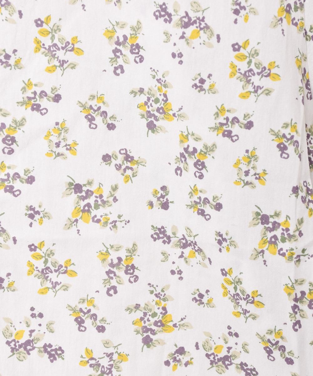 Meridian」ダブルカラー 花柄 半袖ブラウス - 古着屋 Meridian」ダブルカラー 花柄 半袖ブラウス - 古着屋