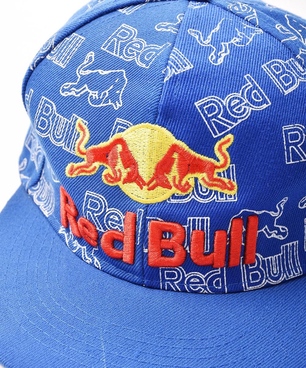 男の子向けプレゼント集結 ERA NEW 「Red 古着屋グレープフルーツ - キャップ Bull」総柄 帽子