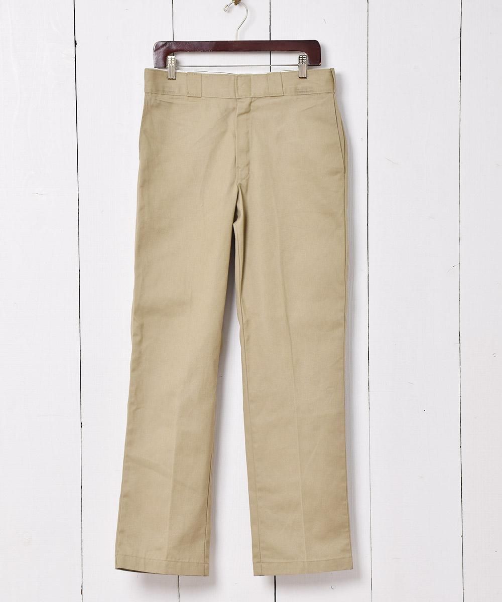 80s ディッキーズ　ワークパンツ　w33 80s USA製 Dickiesディッキーズ 874 ワークパンツ 紺 W33 L30